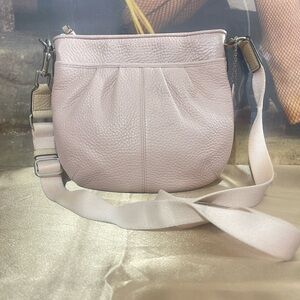 Vintage COACH Crossbody Purse, Leather Handbag, Vintage Light Pink